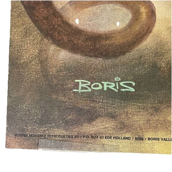 Vintage Boris Vallejo High Couch of Silistra Poster 1979 Fantasy Art Rare Iconic - Picture 4 of 9